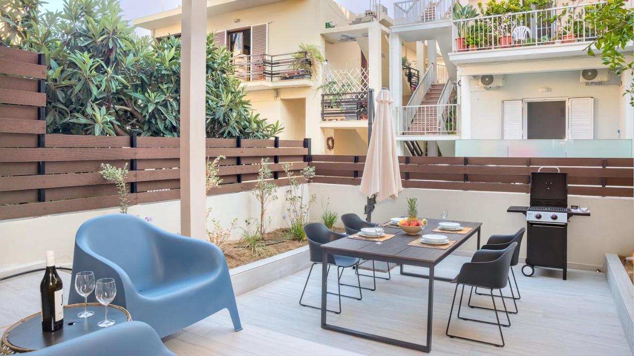 Jasminestay - Two Bedroom With Backyard Lägenhet Chania (Crete)