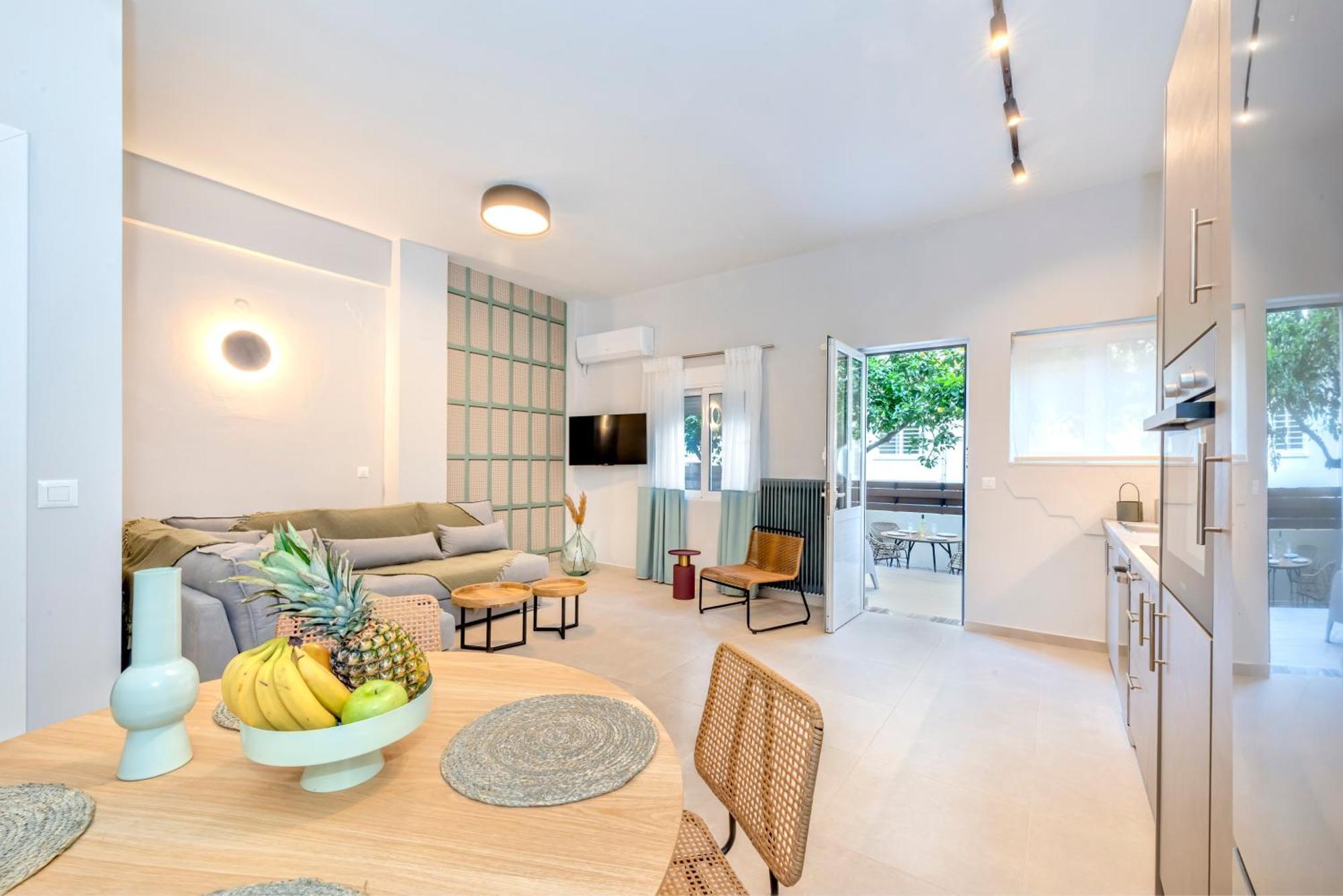 Jasminestay - Two Bedroom With Backyard Lägenhet Chania (Crete)